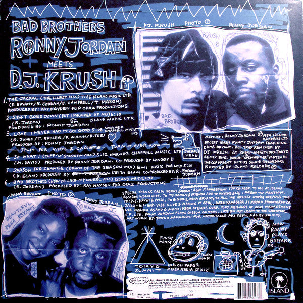 Ronny Jordan Meets DJ Krush : Bad Brothers (12", MiniAlbum)