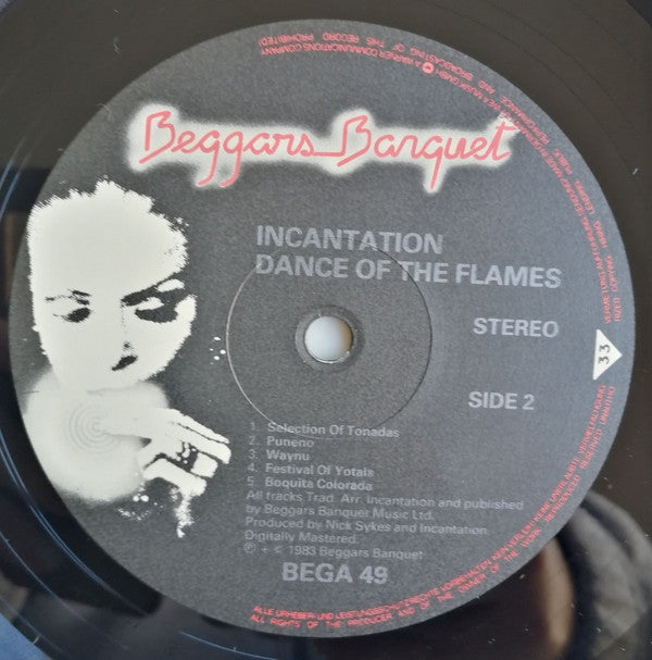 Incantation (2) : Dance Of The Flames (LP, Album, Gat)