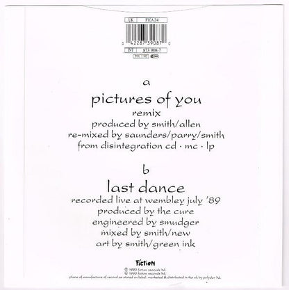 The Cure : Pictures Of You (7", Single, Pap)