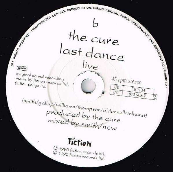 The Cure : Pictures Of You (7", Single, Pap)