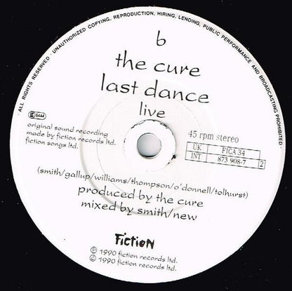 The Cure : Pictures Of You (7", Single, Pap)