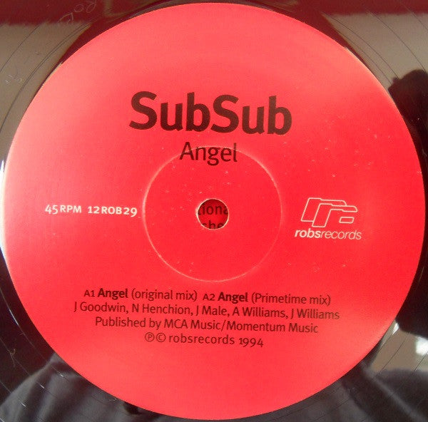Sub Sub : Angel (12", Single)