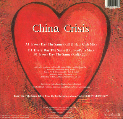 China Crisis : Every Day The Same (12")