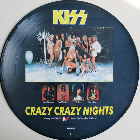 Kiss : Crazy Crazy Nights (12", Pic)