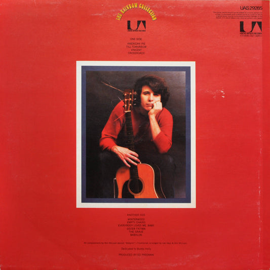 Don McLean : American Pie (LP, Album, RE)