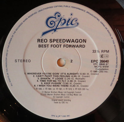 REO Speedwagon : Best Foot Forward (LP, Comp)