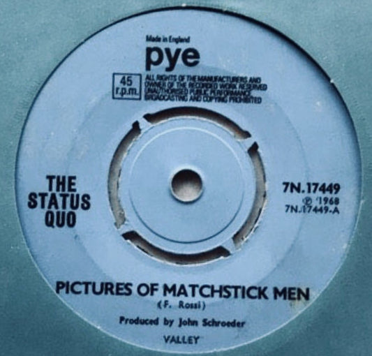 Status Quo : Pictures Of Matchstick Men (7", Single)
