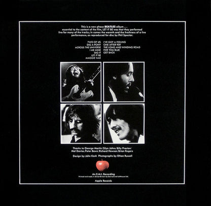 The Beatles : Let It Be (LP, Album, Red)