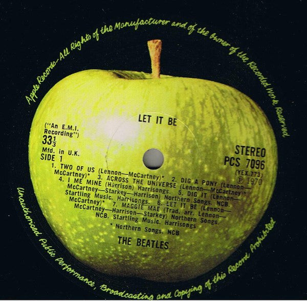 The Beatles : Let It Be (LP, Album, Red)