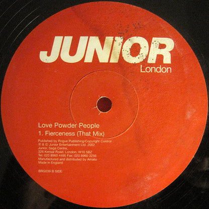 Love Powder People : Fierceness (12")