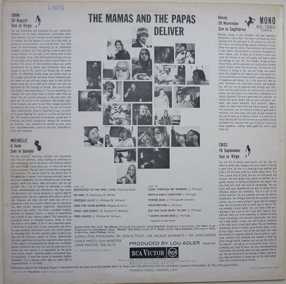 The Mamas & The Papas : The Mamas & The Papas Deliver (LP, Album, Mono)
