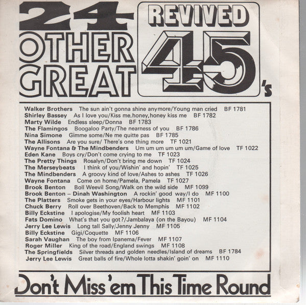 Charlie Rich : Mohair Sam / I Washed My Hands In Muddy Water (7", Single, Mono, RE, Pic)