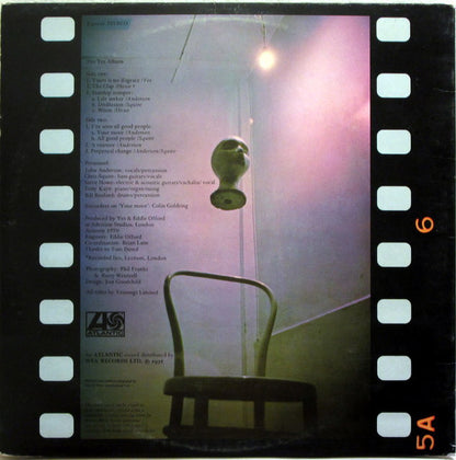 Yes : The Yes Album (LP, Album, RE, RP, Gat)