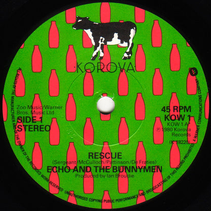 Echo & The Bunnymen : Rescue (7", Single)