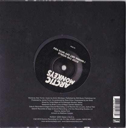 Arctic Monkeys : Why'd You Only Call Me When You're High? (7", Single, Hea)