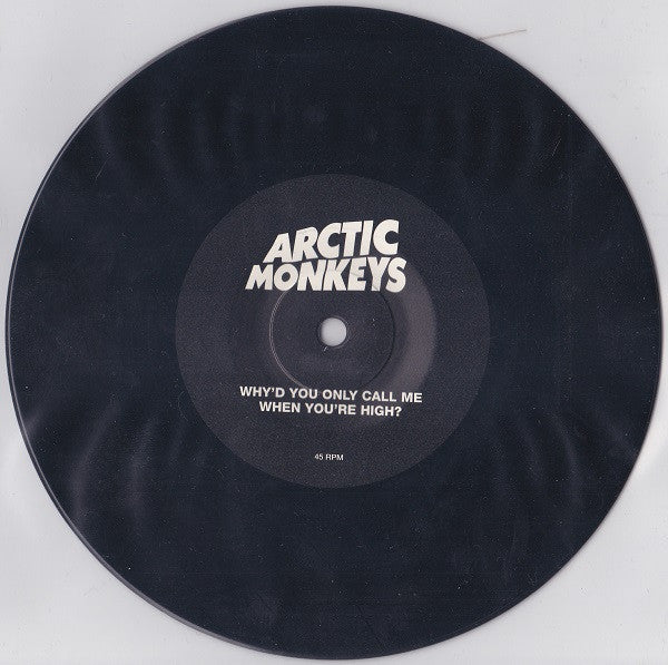Arctic Monkeys : Why'd You Only Call Me When You're High? (7", Single, Hea)
