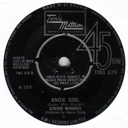 Stevie Wonder : For Once In My Life (7", Single, 4-P)