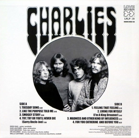 Charlies : Buttocks (LP, Album, Num, RE, 180)