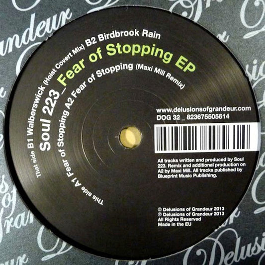 Soul 223 : Fear Of Stopping EP (12", EP)