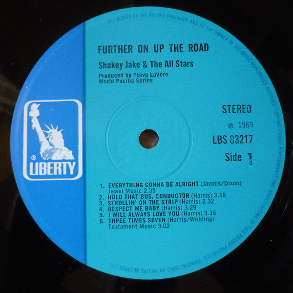 Shakey Jake And The Allstars : Further On Up The Road (LP, Album)