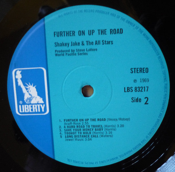 Shakey Jake And The Allstars : Further On Up The Road (LP, Album)