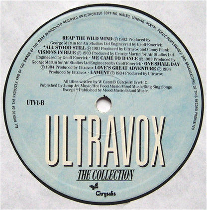Ultravox : The Collection (LP, Album, Comp + LP, Album, Comp, Ltd, Bon)