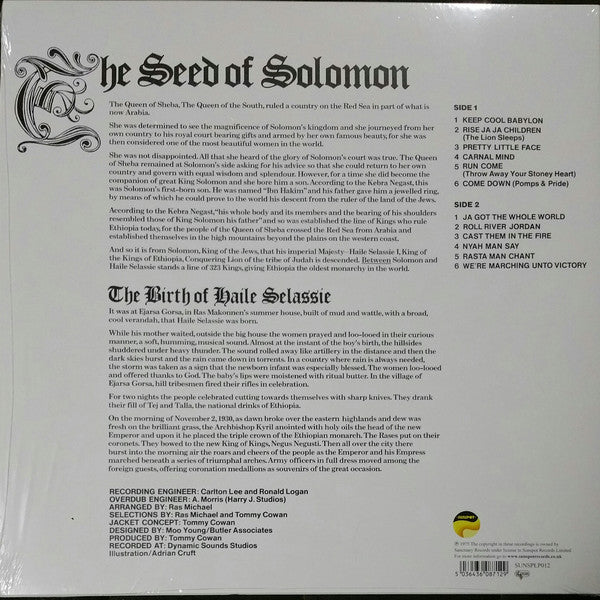 Ras Michael & The Sons Of Negus : Nyahbinghi (LP, Album, RE)