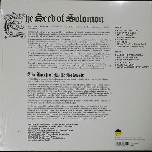 Ras Michael & The Sons Of Negus : Nyahbinghi (LP, Album, RE)
