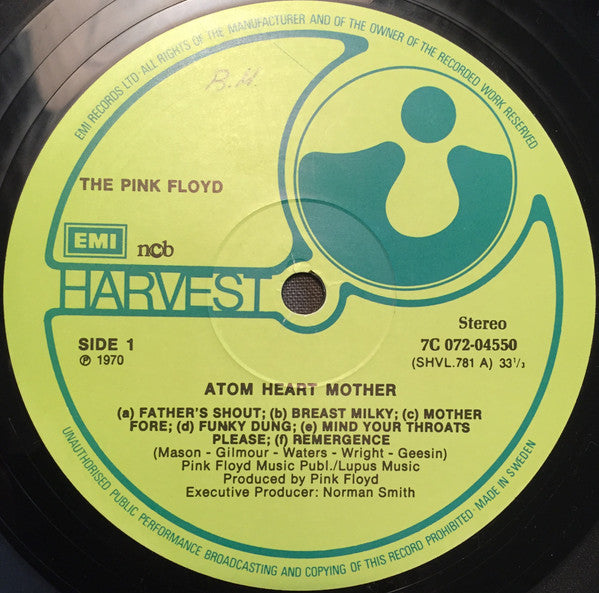 Pink Floyd : Atom Heart Mother (LP, Album, RE, Gat)