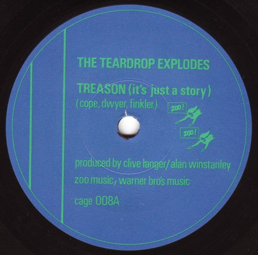 The Teardrop Explodes : Treason (7", Single, Imm)