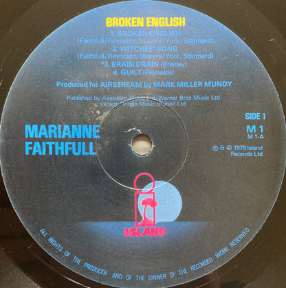 Marianne Faithfull : Broken English (LP, Album)