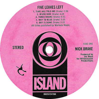 Nick Drake : Five Leaves Left (LP, Album, RE, 180)