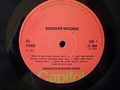Quicksilver Messenger Service : Quicksilver Messenger Service (LP, Album, RE, Ora)