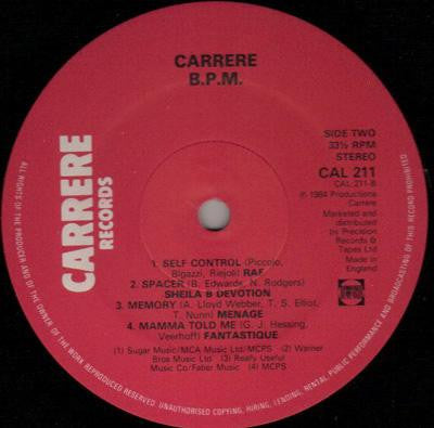 Various : Carrere B.P.M. (LP, Comp)