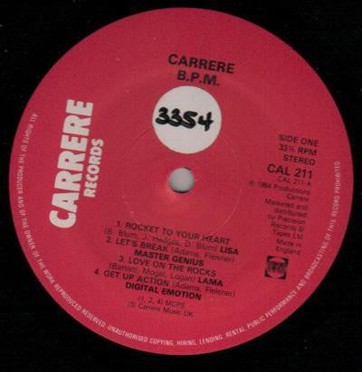 Various : Carrere B.P.M. (LP, Comp)