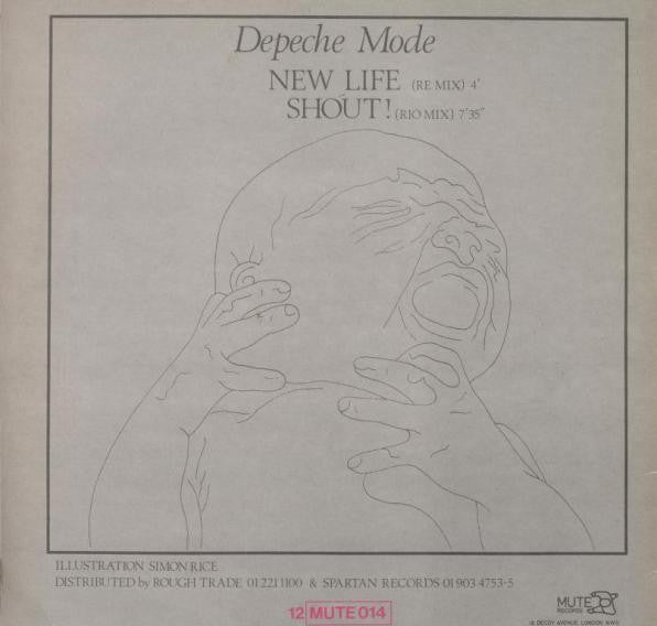 Depeche Mode : New Life (Re Mix) / Shout! (Rio Mix) (12", Single)