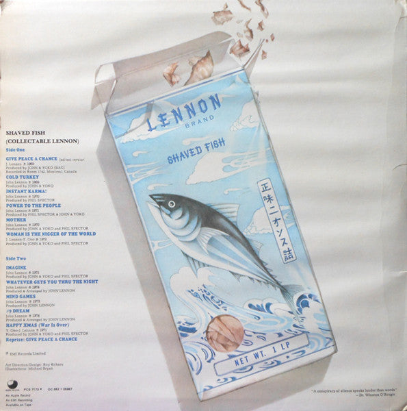Lennon* / Plastic Ono Band* : Shaved Fish (LP, Comp, RE)