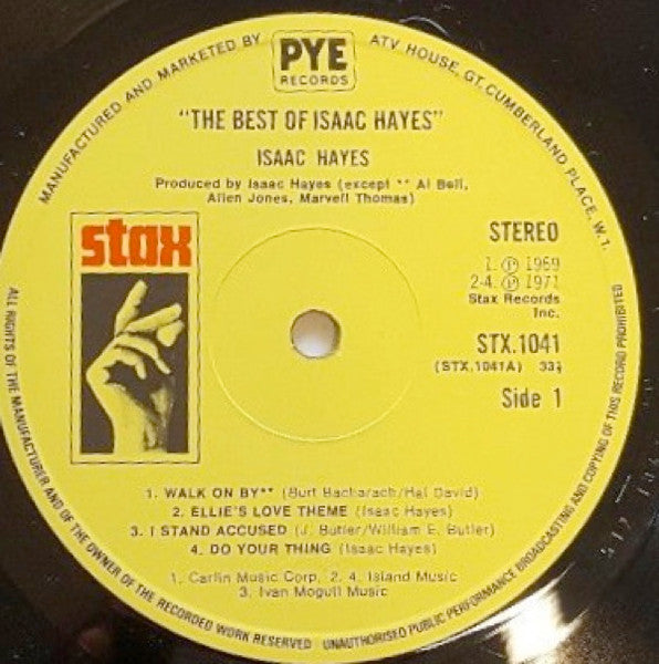 Isaac Hayes : The Best Of (LP, Comp)