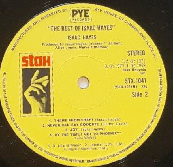 Isaac Hayes : The Best Of (LP, Comp)