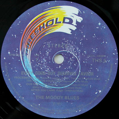 The Moody Blues : Every Good Boy Deserves Favour (LP, Album, RP, Pur)