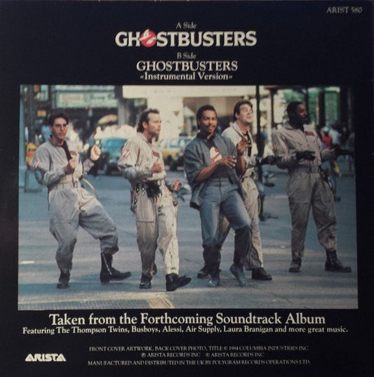 Ray Parker Jr. : Ghostbusters (7", Single, Ltd, Pop)