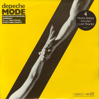 Depeche Mode : Blasphemous Rumours / Somebody (7", EP, Single)
