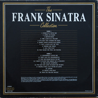 Frank Sinatra : The Frank Sinatra Collection (LP, Comp)