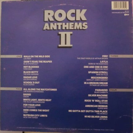 Various : Rock Anthems II (2xLP, Comp, Gat)