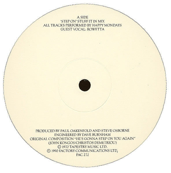 Happy Mondays : Step On (12", Single)