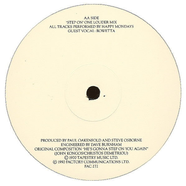 Happy Mondays : Step On (12", Single)