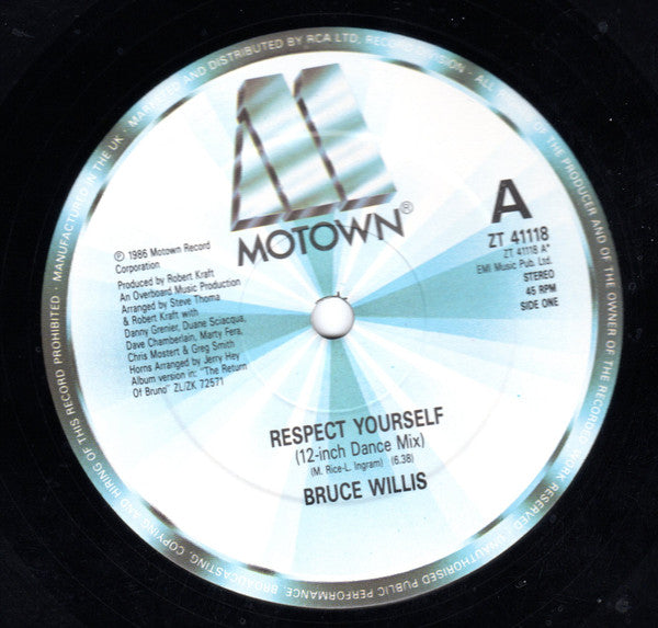 Bruce Willis : Respect Yourself (Extended Dance Mix) (12")