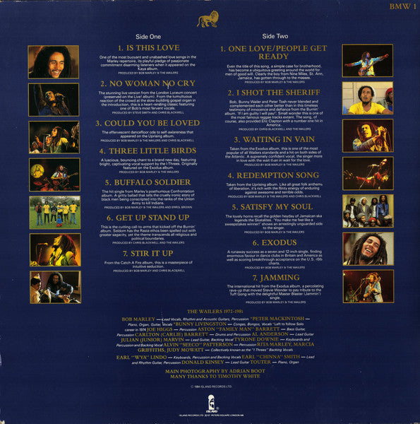 Bob Marley & The Wailers : Legend (The Best Of Bob Marley And The Wailers) (LP, Comp, Gat)