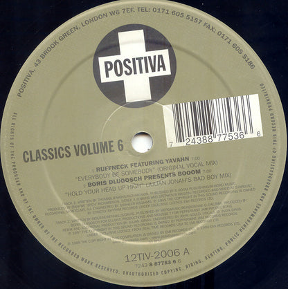 Various : Positiva Classics Volume 6 (12")