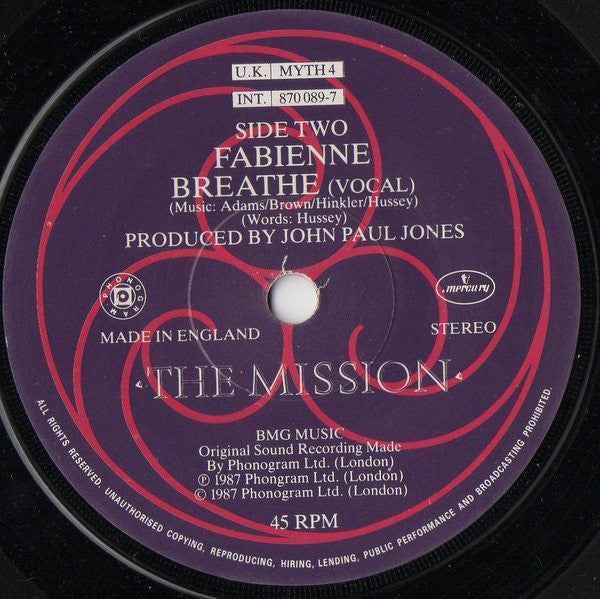 The Mission : Tower Of Strength (7", Single, Pap)